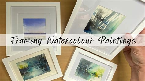 how to frame watercolor art and the importance of choosing the right paper for your artwork